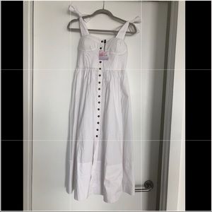 END OF SUMMER SALE! White cotton dress